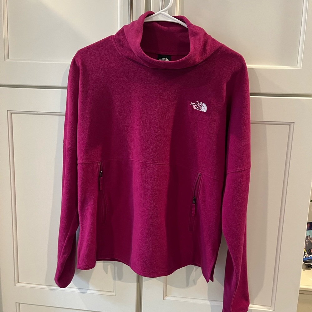 The North Face Magenta Fleece Pullover